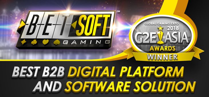 Betsoft Gaming Wins Prestigious B2B Platform Award at G2E Asia 2018