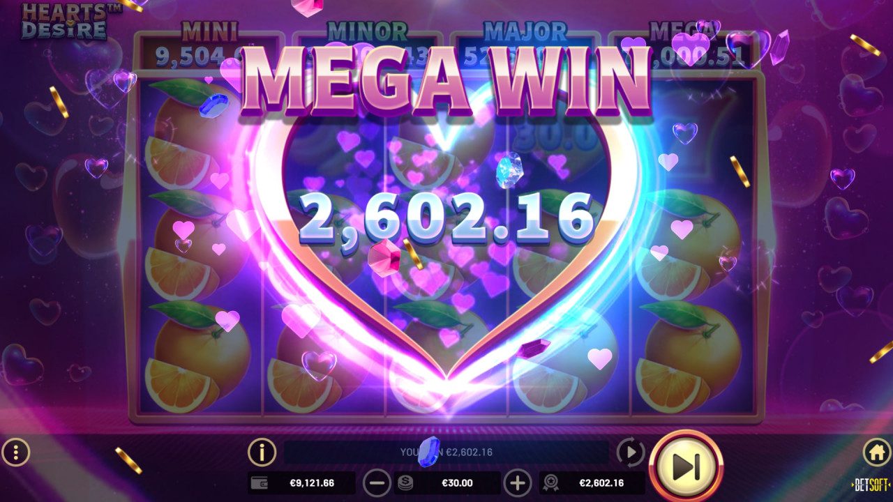 Hearts Desire - Mega Win