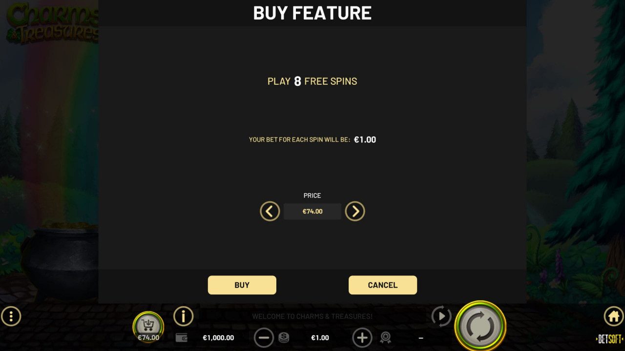 Charms And Treasures - Buy Feature