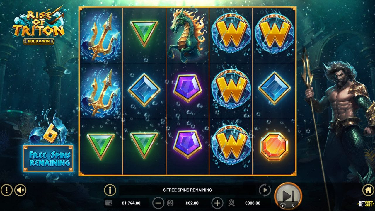 Rise of Triton - Free Spins