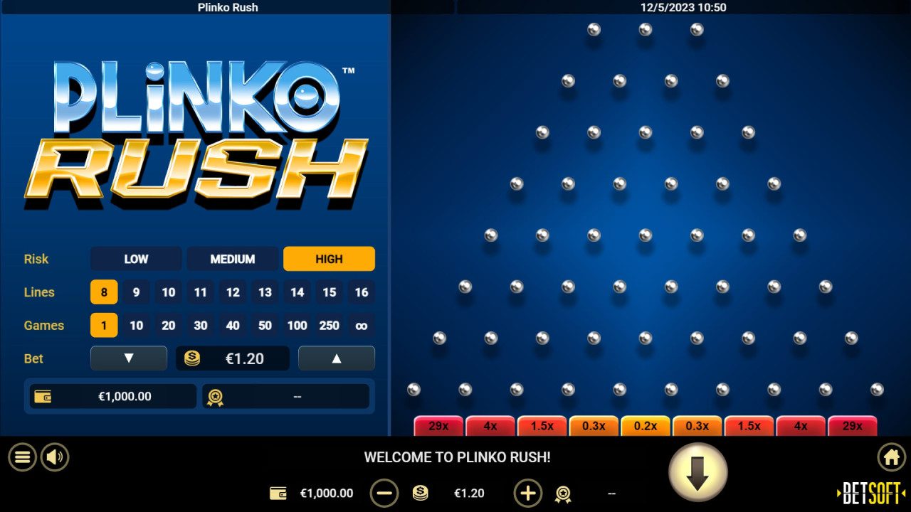 Plinko Rush - Main Game