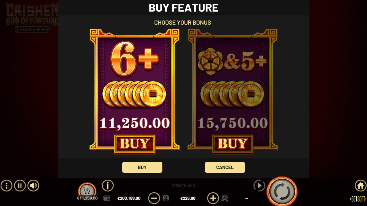 Caishen: God of Fortune - Buy Feature