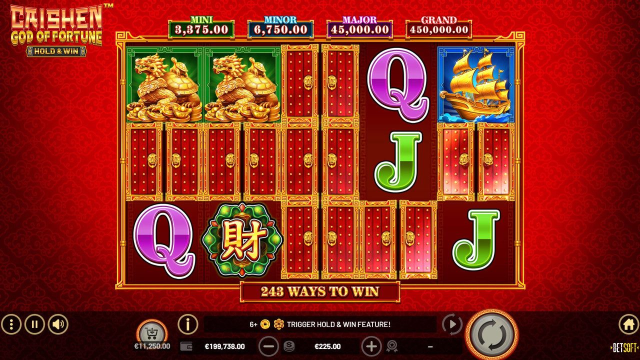 Caishen: God of Fortune - Stacked Mystery Symbols