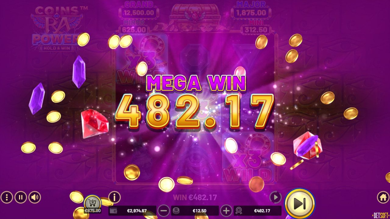 Coins of Ra Power - Mega Win
