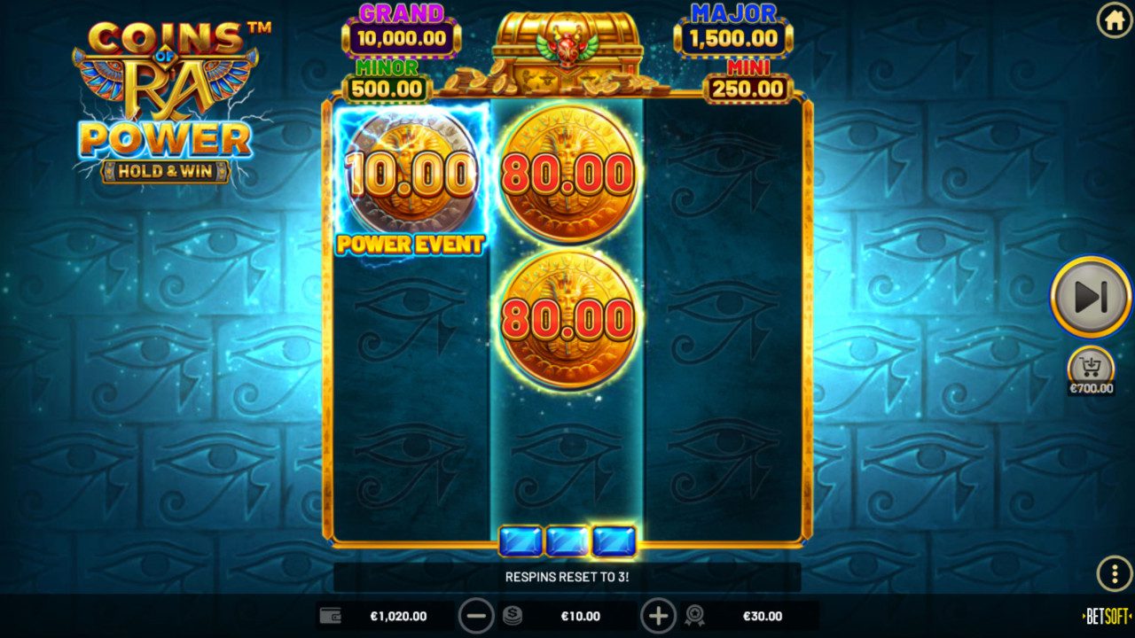 Coins of Ra Power - Power Events