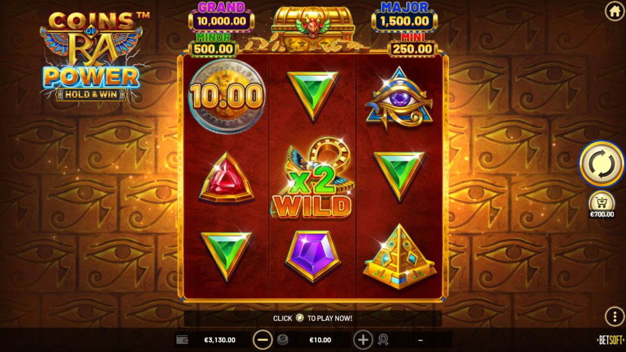Coins of Ra Power - Wilds