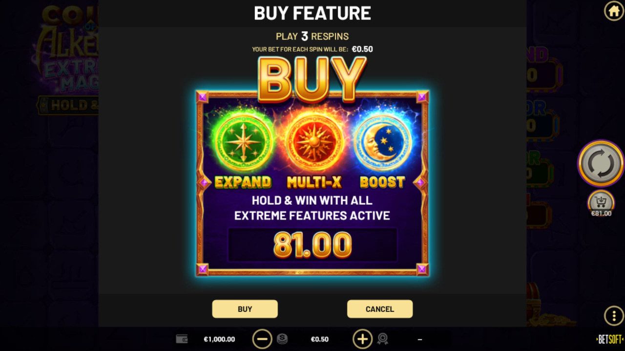 Coins O fAlkemor Extreme Magic - Buy Feature
