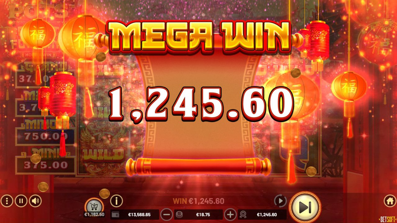 Pots of Great Fortune - Mega Win