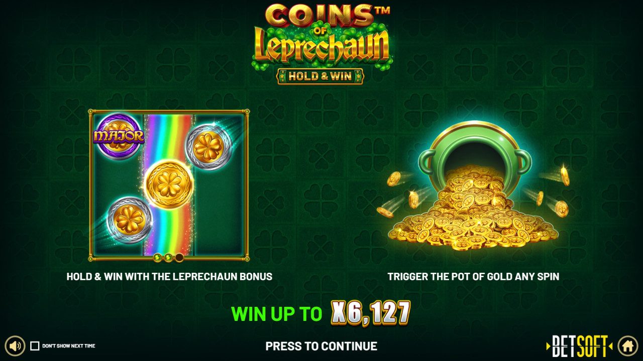 Coins of Leprechaun - Instructions